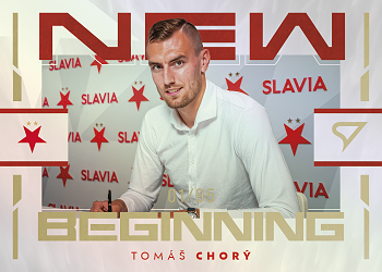 Tomas Chory Slavia Praha SportZoo Chance Liga 2024/25 2. serie New Beginnings /95 #NB-05
